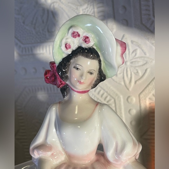 1978 Royal Doulton Sunday Best. Peggy Davies.
HN2698. Rare Blush Pink Dress. - Picture 4 of 14